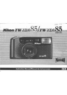 Nikon TW Zoom 85 manual. Camera Instructions.